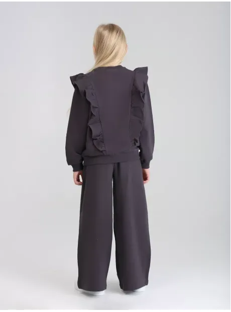 Спортивный костюм для девочки с брюками-палаццо