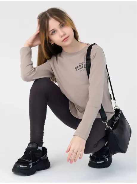 Костюм для девочки, лонгслив и легинсы