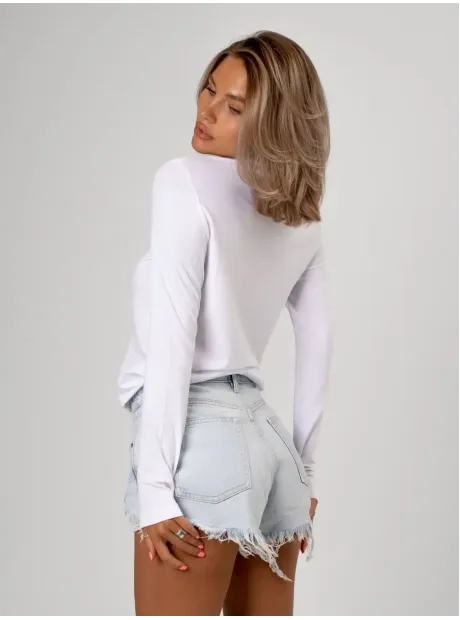 Лонгслив трикотажный классический хлопок