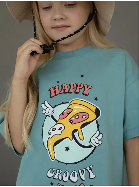 Костюм спортивный для девочки, футболка топ и лосины