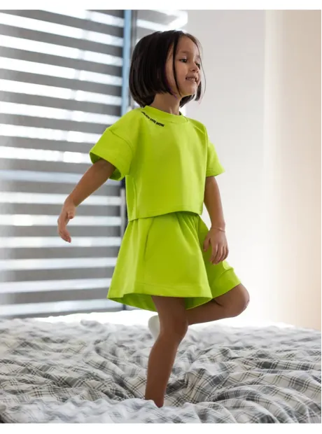 Костюм для девочки, футболка и шорты