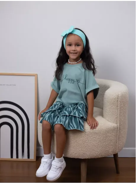 Костюм в садик, футболка и юбка