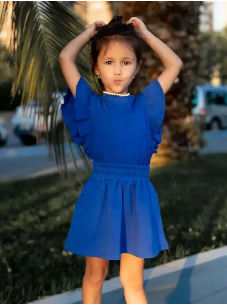 Костюм для девочки с юбкой