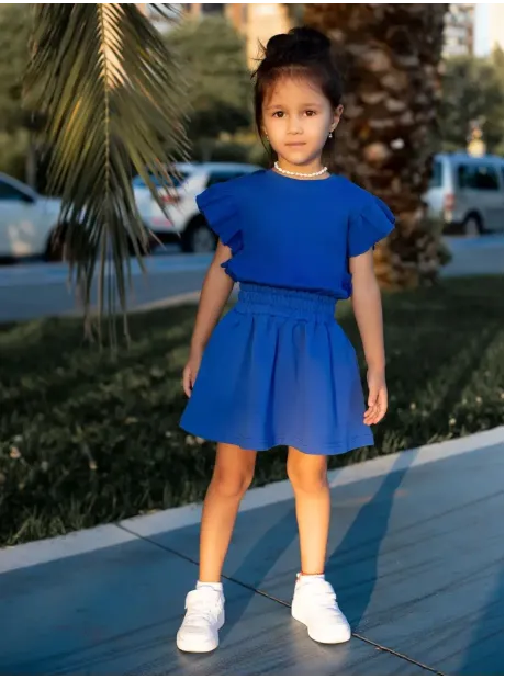 Костюм для девочки с юбкой