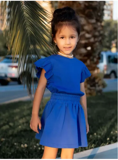 Костюм для девочки с юбкой