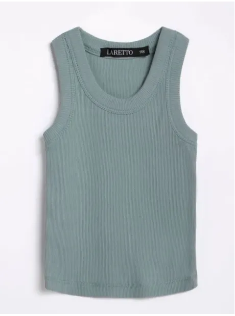 Серо-зеленая майка для мальчика 100% хлопок