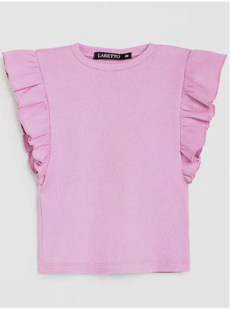 Костюм трикотажный летний юбка и топ в рубчик