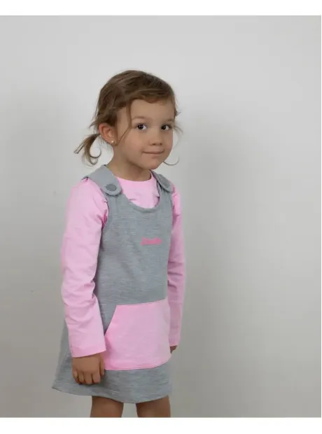 Костюм для девочки на осень, лонгслив и сарафан