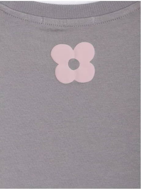 Лонгслив детский оверсайз с принтом