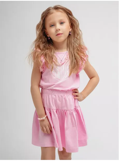 Костюм в садик для девочки юбка и футболка