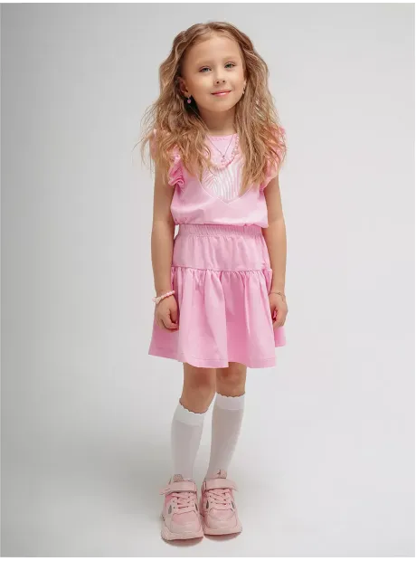 Костюм в садик для девочки юбка и футболка