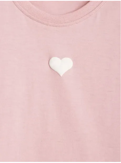 Платье оверсайз в сад с коротким рукавом