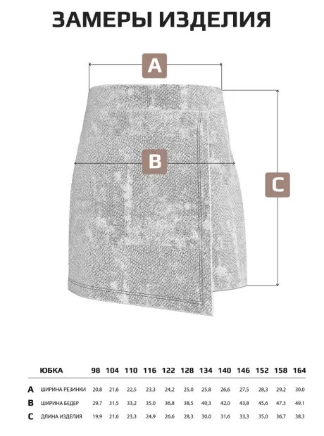 Юбка-шорты праздничные детские