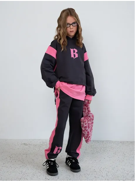 Серый костюм для девочки