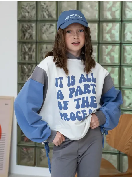 Костюм для девочки, худи и легинсы