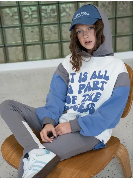 Костюм для девочки, худи и легинсы