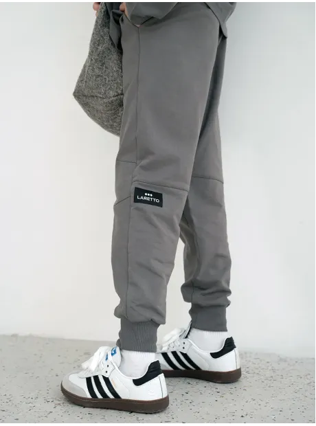 Серый спортивный костюм варенка для девочки