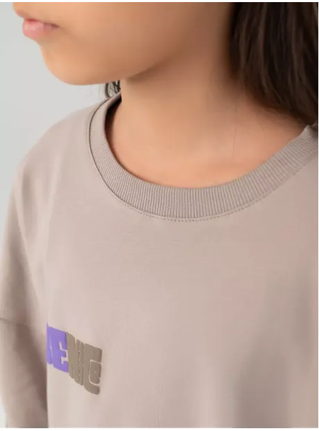 Костюм для девочки, лонгслив и брюки клеш