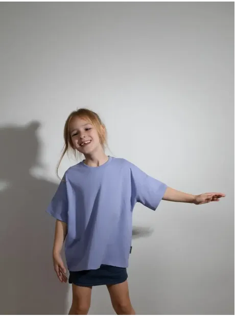 Футболка оверсайз базовая для детей и подростков