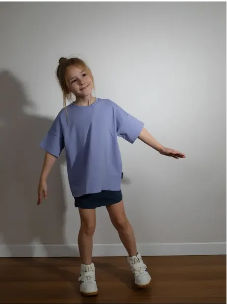Футболка оверсайз базовая для детей и подростков