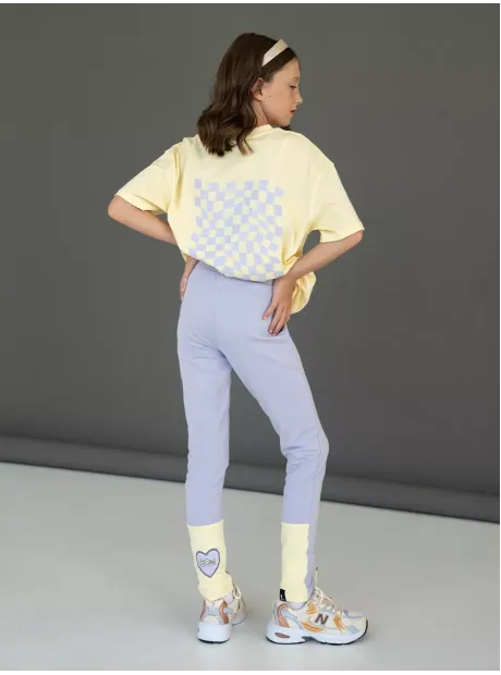 Костюм детский спортивный, футболка и леггинсы