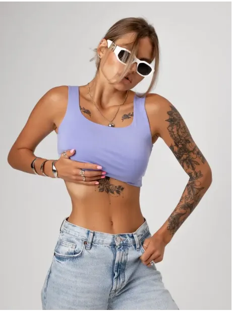 Спортивный кроп топ укороченный под пиджак