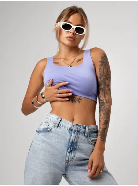 Спортивный кроп топ укороченный под пиджак