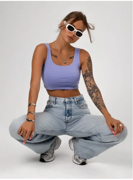 Спортивный кроп топ укороченный под пиджак