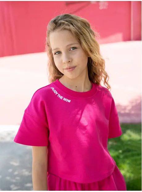 Костюм для девочки, футболка и шорты