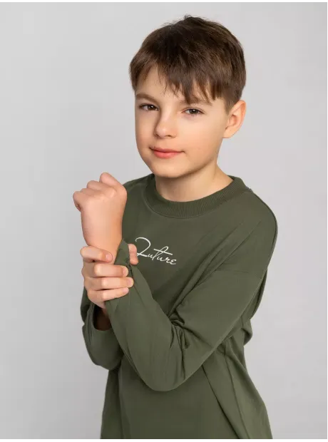 Зеленый костюм для мальчика в садик