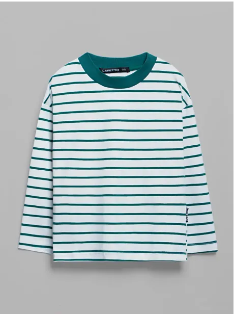 Лонгслив для девочки в полоску, тельняшка