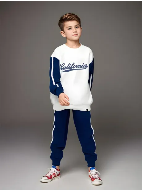 Костюм для мальчика спортивный, свитшот и брюки
