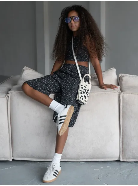 Костюм для девочки в сад топ и шорты