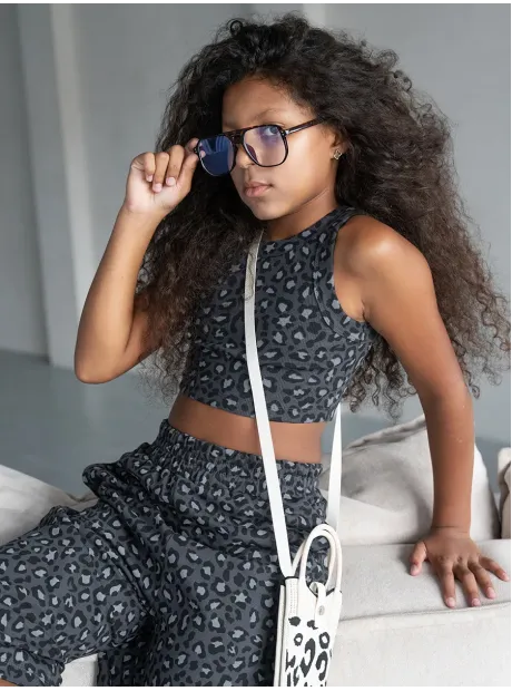 Костюм для девочки в сад топ и шорты