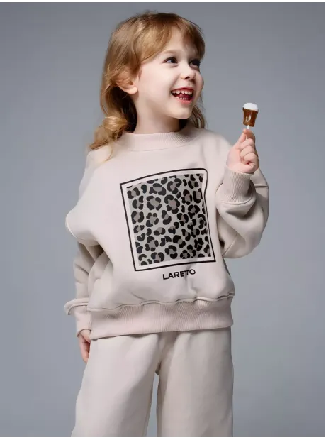 Костюм спортивный для девочек, свитшот и брюки