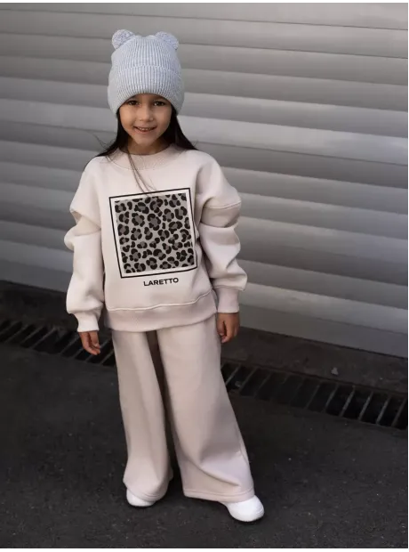 Костюм спортивный для девочек, свитшот и брюки