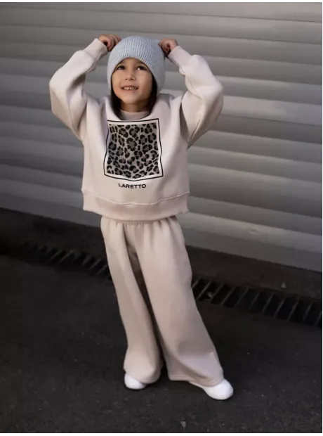 Костюм спортивный для девочек, свитшот и брюки