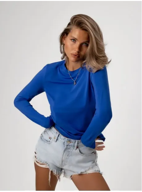 Лонгслив трикотажный классический хлопок