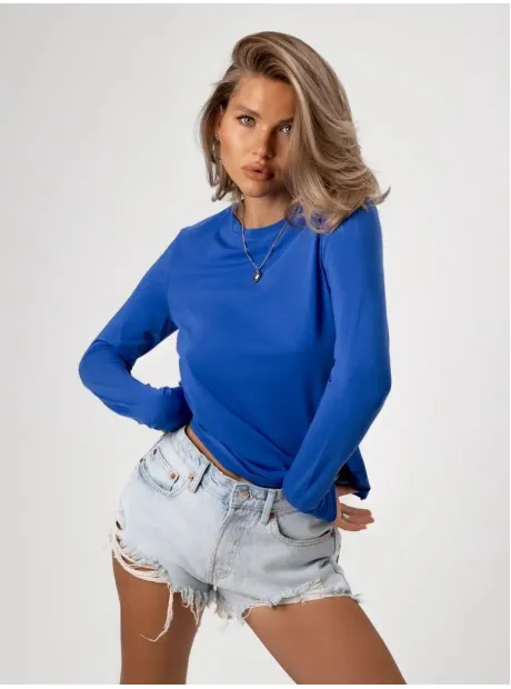 Лонгслив трикотажный классический хлопок