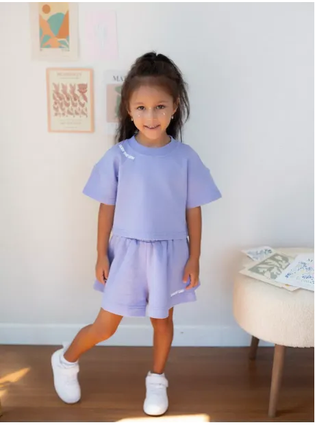 Костюм для девочки, футболка и шорты