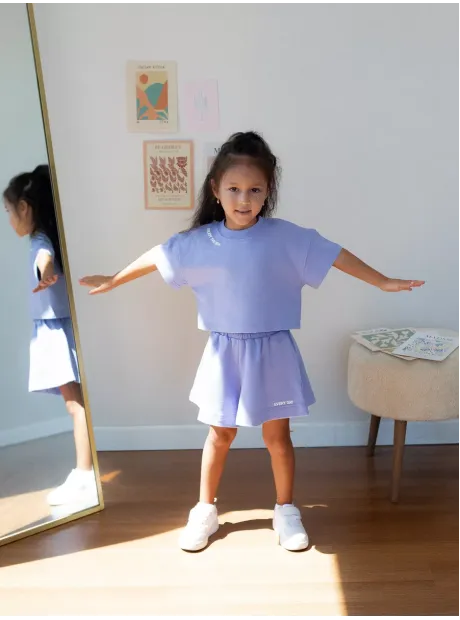 Костюм для девочки, футболка и шорты