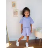 Костюм для девочки, футболка и шорты