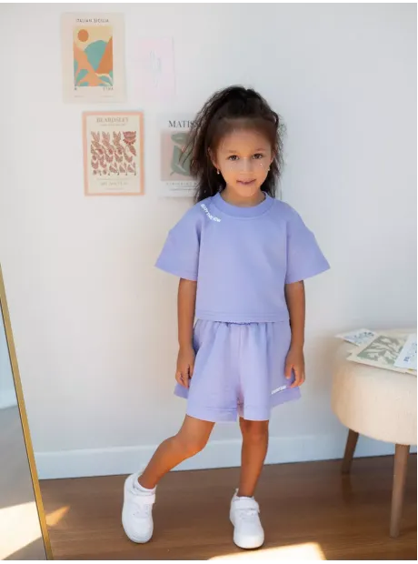Костюм для девочки, футболка и шорты