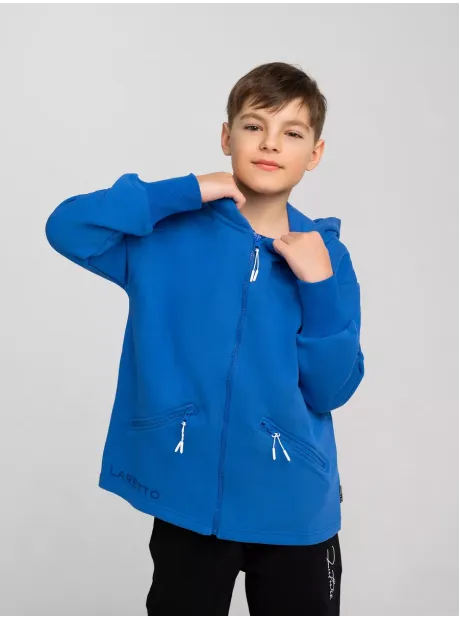 Синяя толстовка на молнии для мальчика