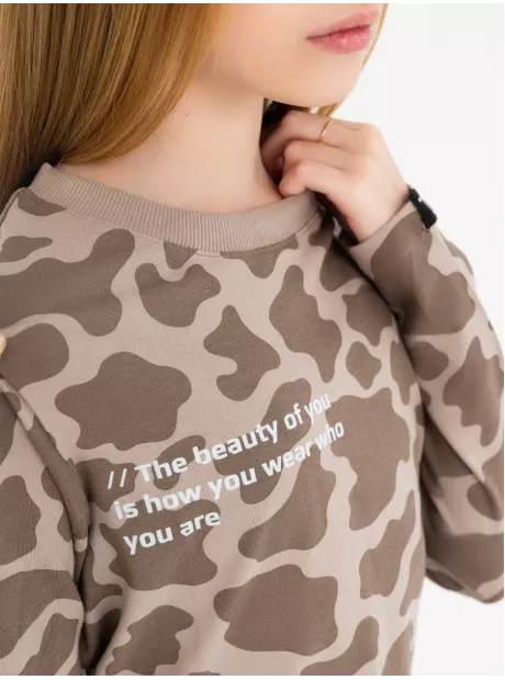 Лонгслив оверсайз туника детская осенняя