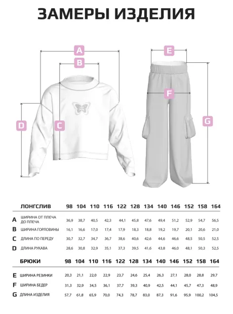 Спортивный костюм для девочки