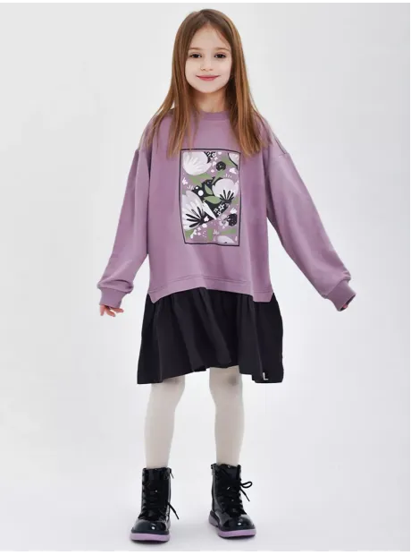 Платье толстовка с длинным рукавом