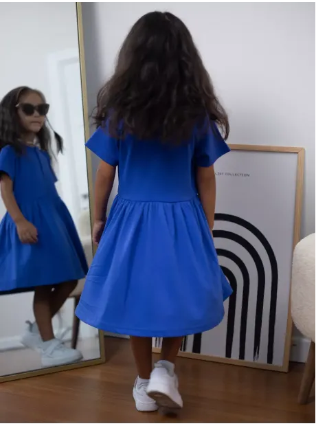 Платье в сад с коротким рукавом для детей