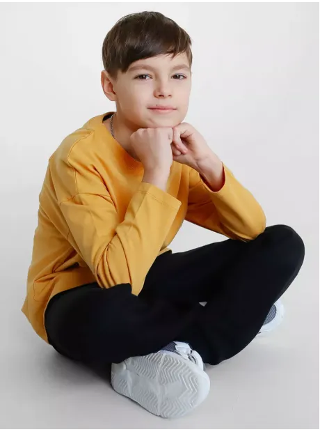 Лонгслив базовый оверсайз кофта для детей