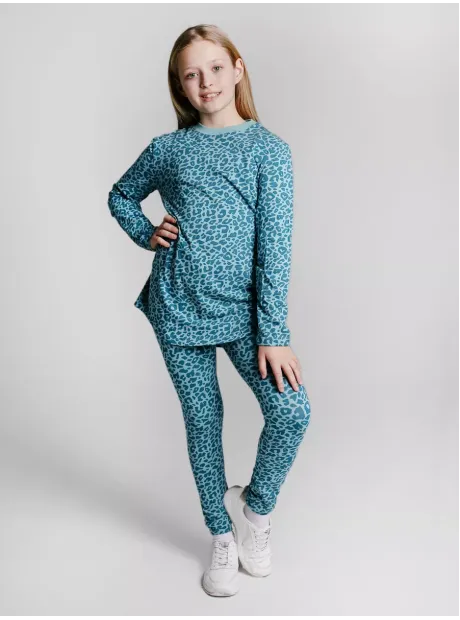 Костюм для девочки, туника и леггинсы